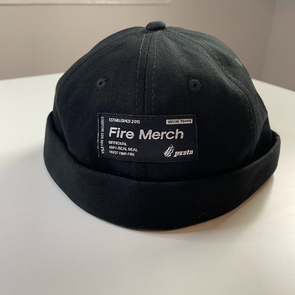 Mens Fire Merch Brimless Trust Your Fire Adjustable Hat One Size - Picture 2 of 4